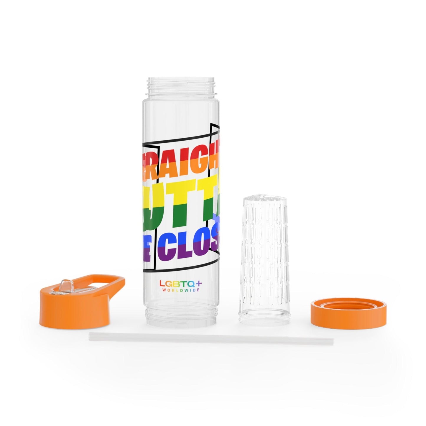 LGBTQWorldwide - ,,STRAIGHT OUTTA" Bottles, Bottles & Tumblers, home, Home & Living, Travel, Tumblers lgbtq Bekleidung Accessoires unisex Zubehör