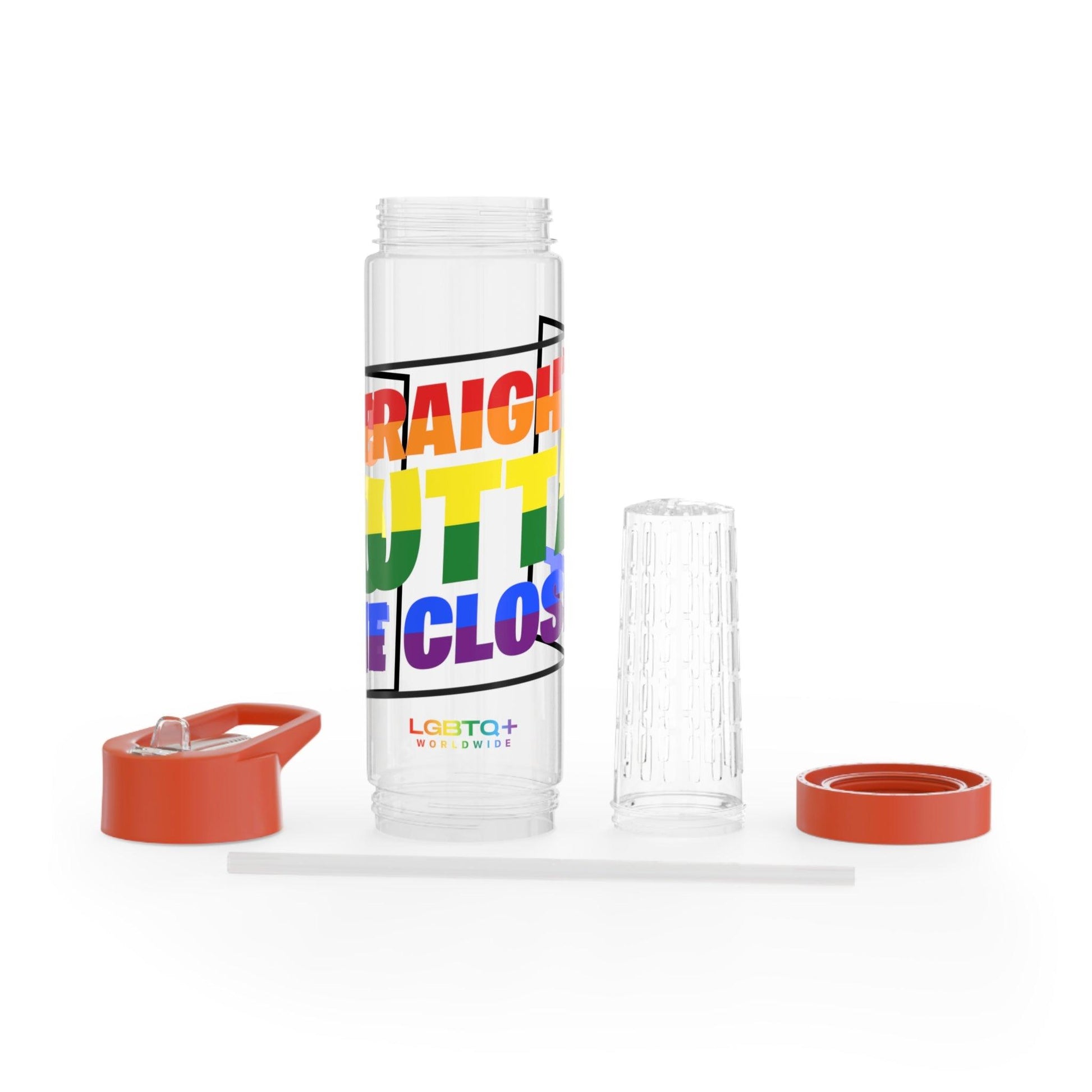 LGBTQWorldwide - ,,STRAIGHT OUTTA" Bottles, Bottles & Tumblers, home, Home & Living, Travel, Tumblers lgbtq Bekleidung Accessoires unisex Zubehör