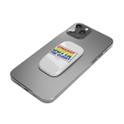 LGBTQWorldwide - ,,STRAIGHT OUTTA" Premium Smartphone Halterung Accessories, All, Phone Cases, tech, Tech Accessories lgbtq Bekleidung Accessoires unisex Zubehör