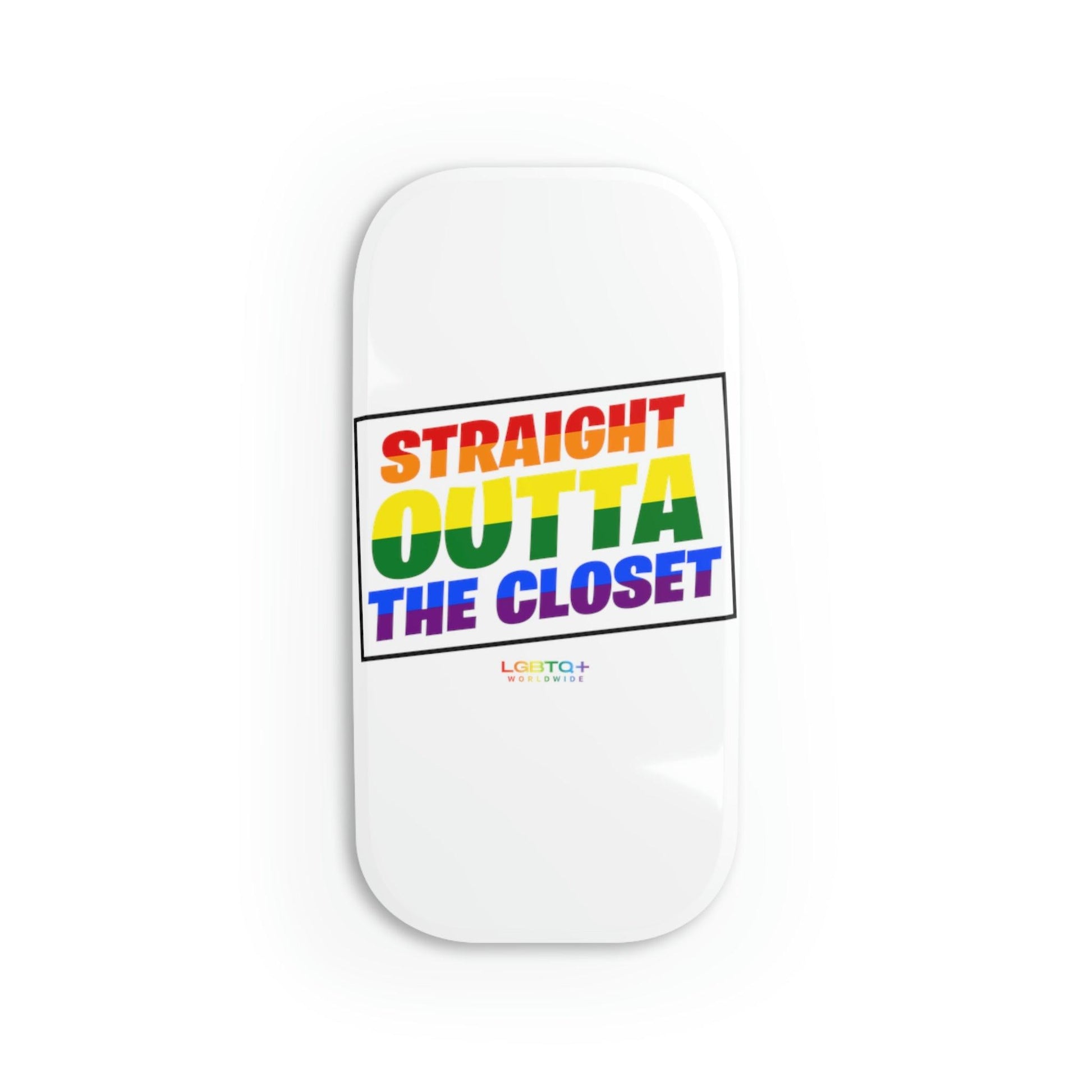 LGBTQWorldwide - ,,STRAIGHT OUTTA" Premium Smartphone Halterung Accessories, All, Phone Cases, tech, Tech Accessories lgbtq Bekleidung Accessoires unisex Zubehör