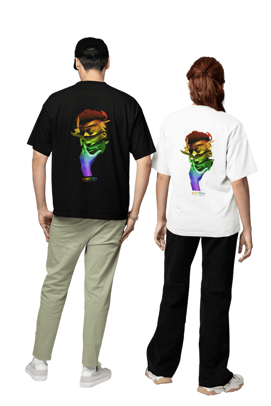 LGBTQWorldwide - ,,THINK ABOUT IT" Clothing, Cotton, Crew neck, DTG, Eco-friendly, Men's Clothing, Organic, Recycled, Regular fit, Sustainable, T-shirts, Unisex, Valentine's Day Picks, Vegan, Women's Clothing lgbtq Bekleidung Accessoires unisex Zubehör