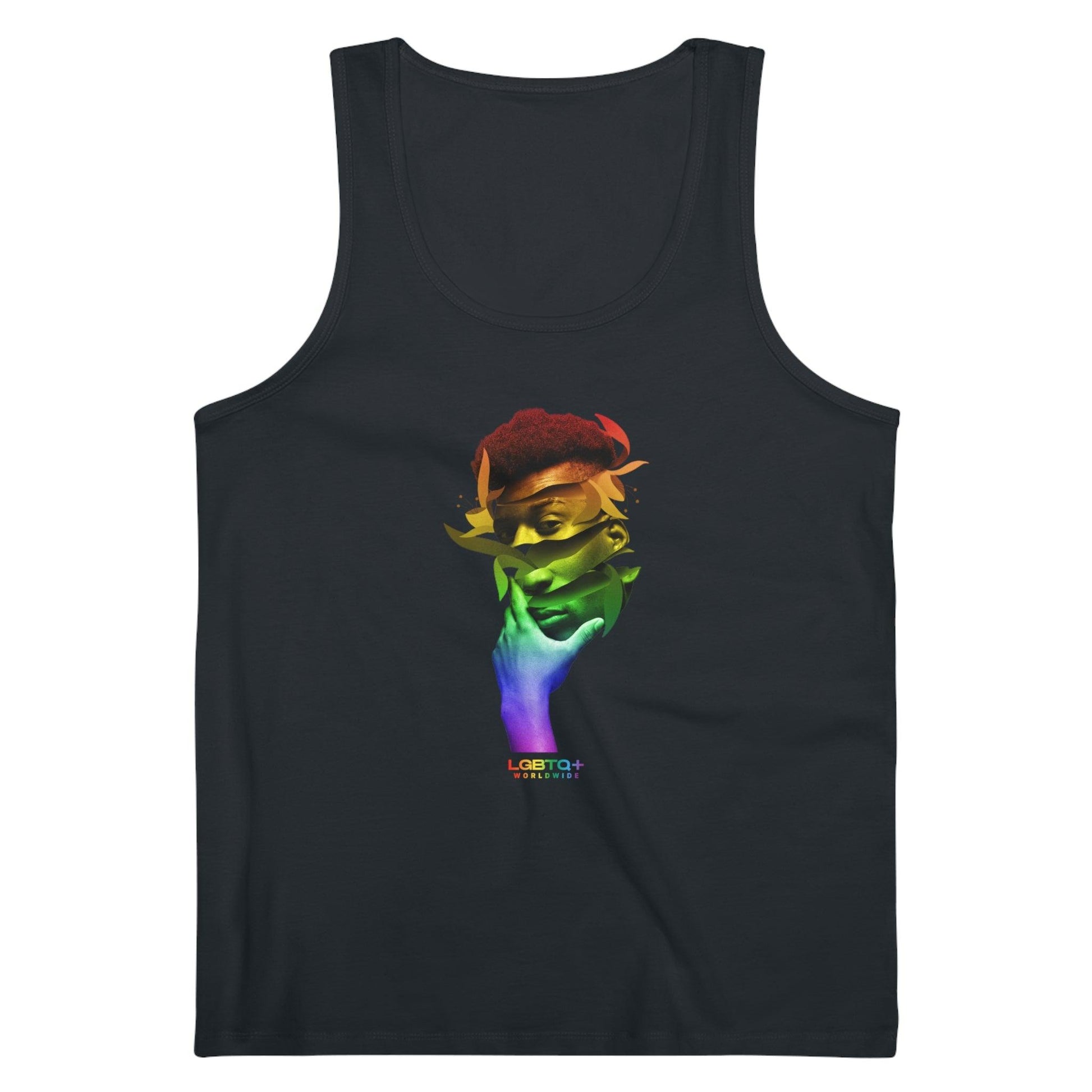 LGBTQWorldwide - ,,THINK ABOUT IT'' DTG, Eco-friendly, Men's Clothing, Neck Labels, Organic, Recycled, Slim fit, Sustainable, Tank Tops, Tanke, Vegan lgbtq Bekleidung Accessoires unisex Zubehör