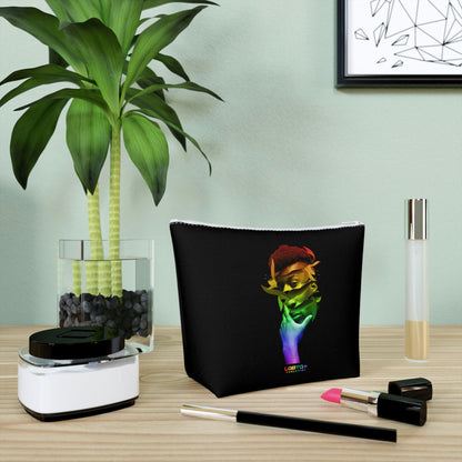 LGBTQWorldwide - ,,THINK ABOUT IT" Kosmetiktasche Accessories, all, All Over Print, AOP, bag, Cosmetics, Home, Pouches, Sublimation, Travel Accessories, With zipper lgbtq Bekleidung Accessoires unisex Zubehör