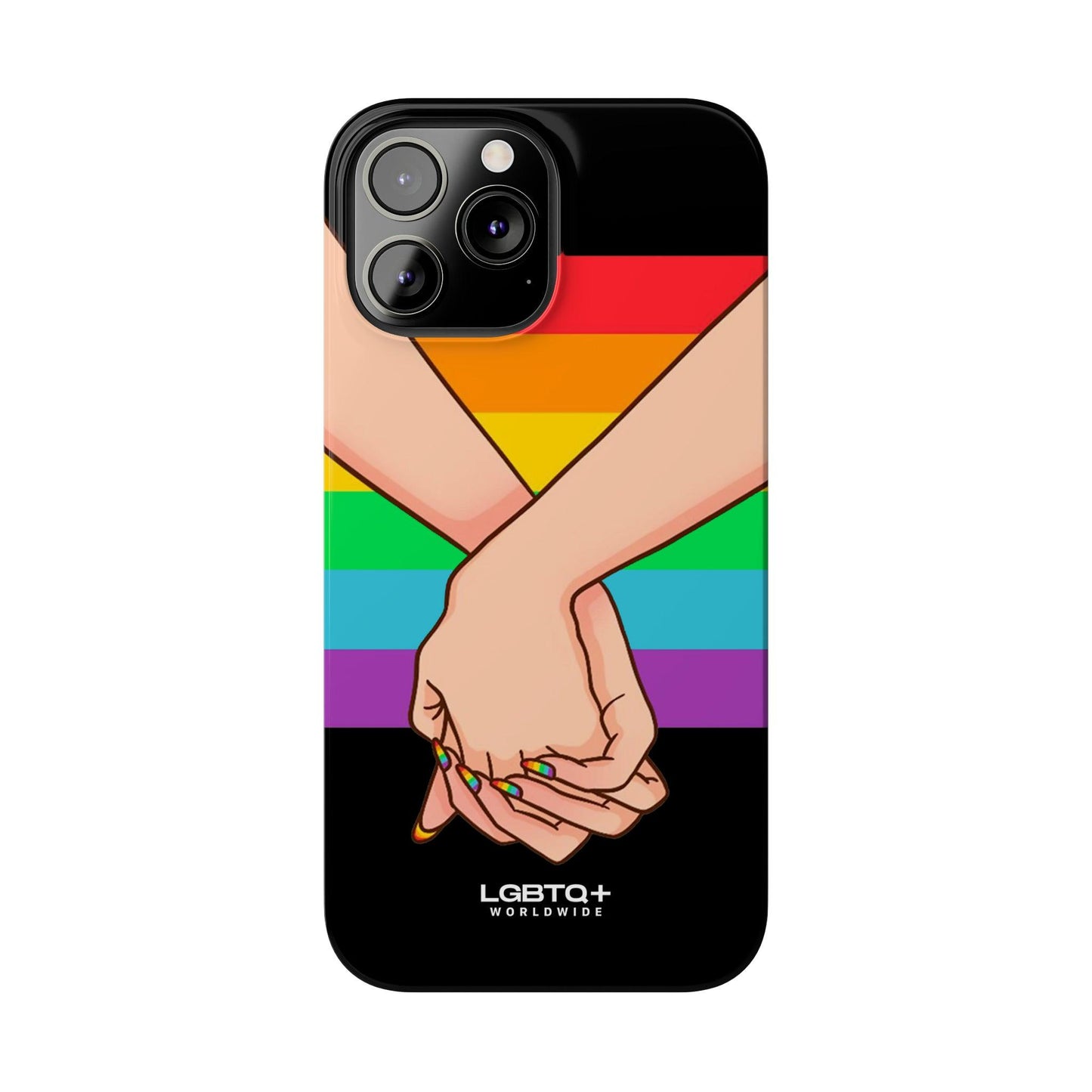 LGBTQWorldwide - ,,TOGETHER PRIDE" Handyhülle Accessories, Back-to-School, card, Glossy, iPhone, iPhone Cases, Phone accessory, Phone Cases, Samsung Cases, Slim lgbtq Bekleidung Accessoires unisex Zubehör