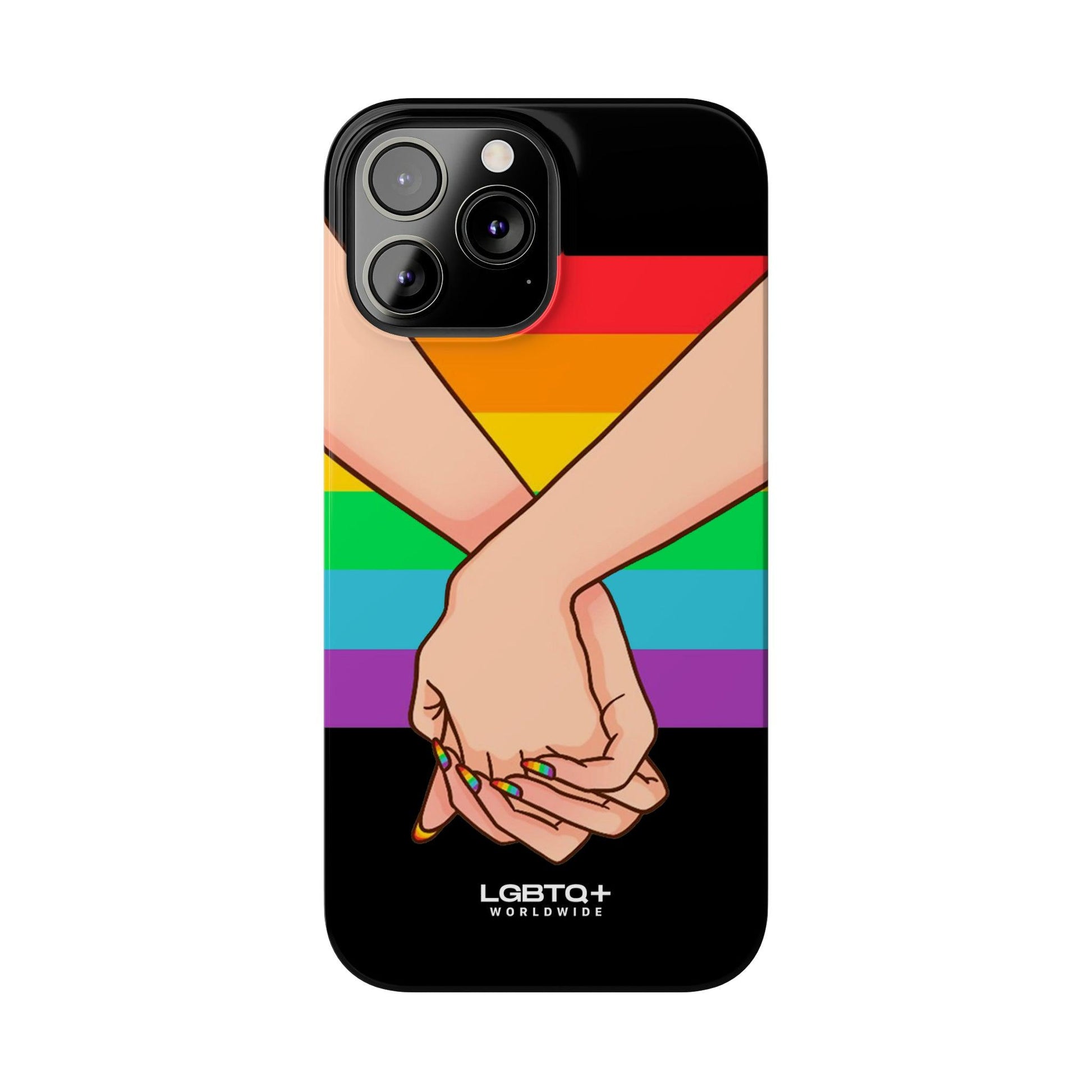 LGBTQWorldwide - ,,TOGETHER PRIDE" Handyhülle Accessories, Back-to-School, card, Glossy, iPhone, iPhone Cases, Phone accessory, Phone Cases, Samsung Cases, Slim lgbtq Bekleidung Accessoires unisex Zubehör