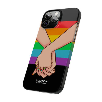 LGBTQWorldwide - ,,TOGETHER PRIDE" Handyhülle Accessories, Back-to-School, card, Glossy, iPhone, iPhone Cases, Phone accessory, Phone Cases, Samsung Cases, Slim lgbtq Bekleidung Accessoires unisex Zubehör