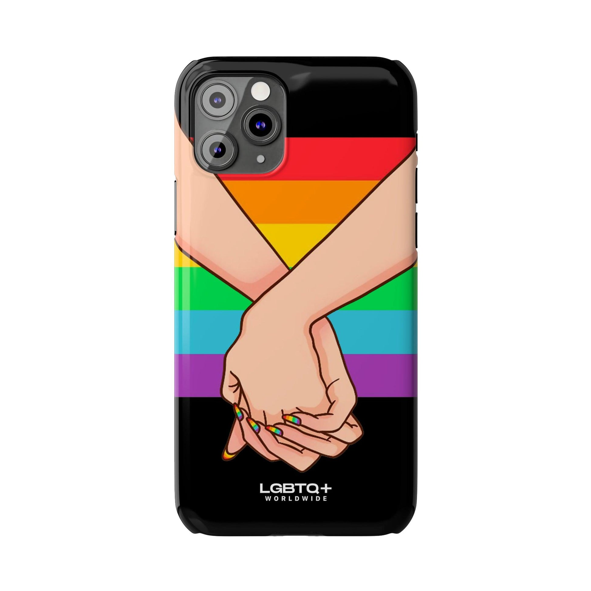 LGBTQWorldwide - ,,TOGETHER PRIDE" Handyhülle Accessories, Back-to-School, card, Glossy, iPhone, iPhone Cases, Phone accessory, Phone Cases, Samsung Cases, Slim lgbtq Bekleidung Accessoires unisex Zubehör