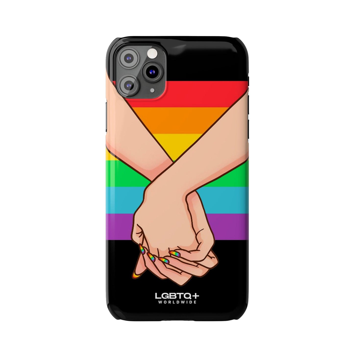 LGBTQWorldwide - ,,TOGETHER PRIDE" Handyhülle Accessories, Back-to-School, card, Glossy, iPhone, iPhone Cases, Phone accessory, Phone Cases, Samsung Cases, Slim lgbtq Bekleidung Accessoires unisex Zubehör