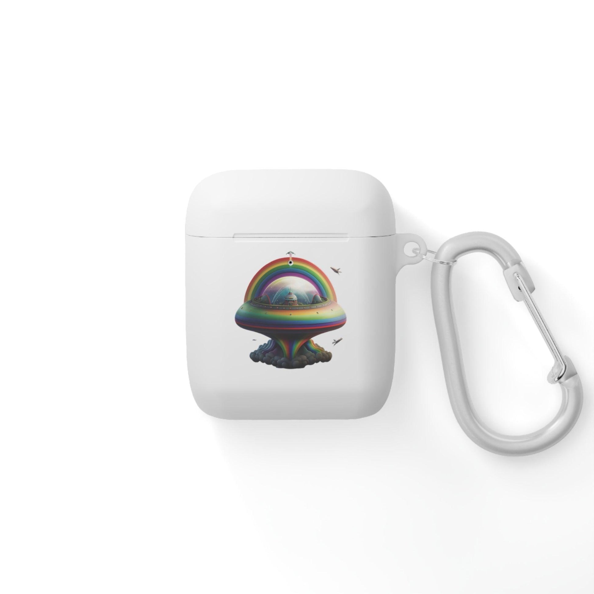 LGBTQWorldwide - ,,UFO" AirPods und AirPods Pro Hülle Accessories, AirPods, AirPods Pro, Back-to-School, Case, Flexible, tech, Tech Accessories, TPU lgbtq Bekleidung Accessoires unisex Zubehör