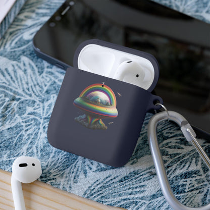 LGBTQWorldwide - ,,UFO" AirPods und AirPods Pro Hülle Accessories, AirPods, AirPods Pro, Back-to-School, Case, Flexible, tech, Tech Accessories, TPU lgbtq Bekleidung Accessoires unisex Zubehör