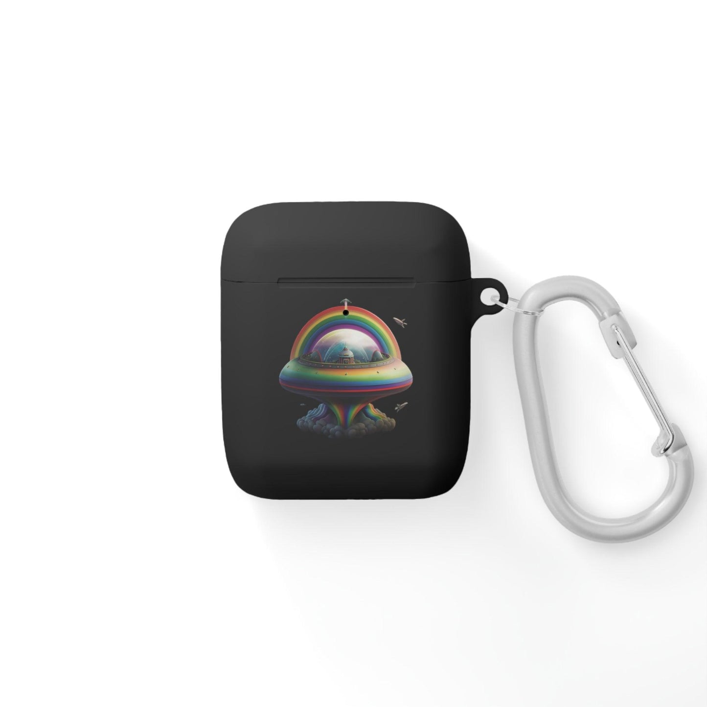 LGBTQWorldwide - ,,UFO" AirPods und AirPods Pro Hülle Accessories, AirPods, AirPods Pro, Back-to-School, Case, Flexible, tech, Tech Accessories, TPU lgbtq Bekleidung Accessoires unisex Zubehör