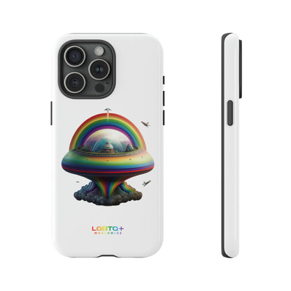 LGBTQWorldwide - ,,UFO" Doppelgehäuse Handyhülle Accessories, Glossy, iPhone Cases, Matte, Phone accessory, Phone Cases, Samsung Cases, tough, Valentine's Day Picks lgbtq Bekleidung Accessoires unisex Zubehör