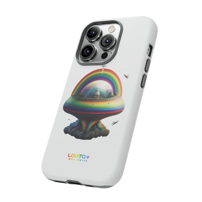 LGBTQWorldwide - ,,UFO" Doppelgehäuse Handyhülle Accessories, Glossy, iPhone Cases, Matte, Phone accessory, Phone Cases, Samsung Cases, tough, Valentine's Day Picks lgbtq Bekleidung Accessoires unisex Zubehör