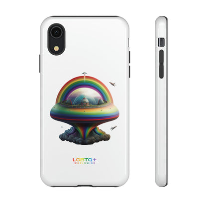 LGBTQWorldwide - ,,UFO" Doppelgehäuse Handyhülle Accessories, Glossy, iPhone Cases, Matte, Phone accessory, Phone Cases, Samsung Cases, tough, Valentine's Day Picks lgbtq Bekleidung Accessoires unisex Zubehör