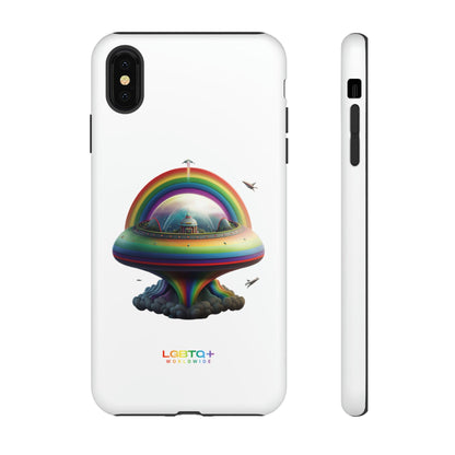 LGBTQWorldwide - ,,UFO" Doppelgehäuse Handyhülle Accessories, Glossy, iPhone Cases, Matte, Phone accessory, Phone Cases, Samsung Cases, tough, Valentine's Day Picks lgbtq Bekleidung Accessoires unisex Zubehör