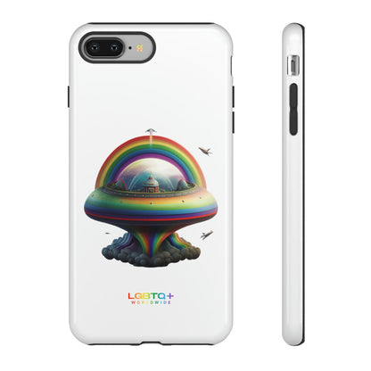 LGBTQWorldwide - ,,UFO" Doppelgehäuse Handyhülle Accessories, Glossy, iPhone Cases, Matte, Phone accessory, Phone Cases, Samsung Cases, tough, Valentine's Day Picks lgbtq Bekleidung Accessoires unisex Zubehör