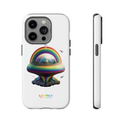 LGBTQWorldwide - ,,UFO" Doppelgehäuse Handyhülle Accessories, Glossy, iPhone Cases, Matte, Phone accessory, Phone Cases, Samsung Cases, tough, Valentine's Day Picks lgbtq Bekleidung Accessoires unisex Zubehör