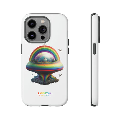 LGBTQWorldwide - ,,UFO" Doppelgehäuse Handyhülle Accessories, Glossy, iPhone Cases, Matte, Phone accessory, Phone Cases, Samsung Cases, tough, Valentine's Day Picks lgbtq Bekleidung Accessoires unisex Zubehör