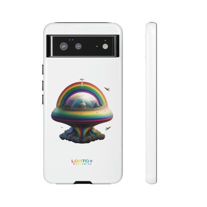 LGBTQWorldwide - ,,UFO" Doppelgehäuse Handyhülle Accessories, Glossy, iPhone Cases, Matte, Phone accessory, Phone Cases, Samsung Cases, tough, Valentine's Day Picks lgbtq Bekleidung Accessoires unisex Zubehör