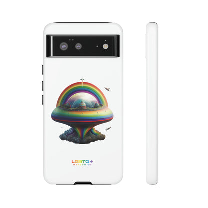 LGBTQWorldwide - ,,UFO" Doppelgehäuse Handyhülle Accessories, Glossy, iPhone Cases, Matte, Phone accessory, Phone Cases, Samsung Cases, tough, Valentine's Day Picks lgbtq Bekleidung Accessoires unisex Zubehör