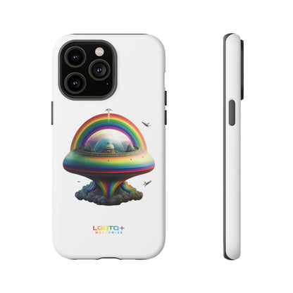 LGBTQWorldwide - ,,UFO" Doppelgehäuse Handyhülle Accessories, Glossy, iPhone Cases, Matte, Phone accessory, Phone Cases, Samsung Cases, tough, Valentine's Day Picks lgbtq Bekleidung Accessoires unisex Zubehör