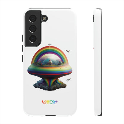 LGBTQWorldwide - ,,UFO" Doppelgehäuse Handyhülle Accessories, Glossy, iPhone Cases, Matte, Phone accessory, Phone Cases, Samsung Cases, tough, Valentine's Day Picks lgbtq Bekleidung Accessoires unisex Zubehör