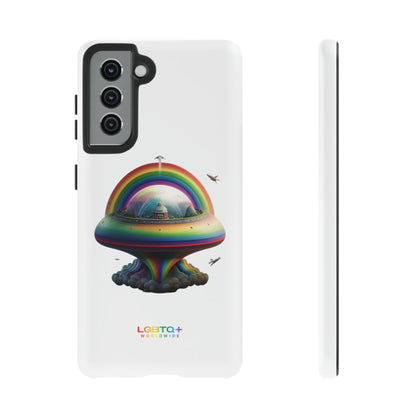 LGBTQWorldwide - ,,UFO" Doppelgehäuse Handyhülle Accessories, Glossy, iPhone Cases, Matte, Phone accessory, Phone Cases, Samsung Cases, tough, Valentine's Day Picks lgbtq Bekleidung Accessoires unisex Zubehör