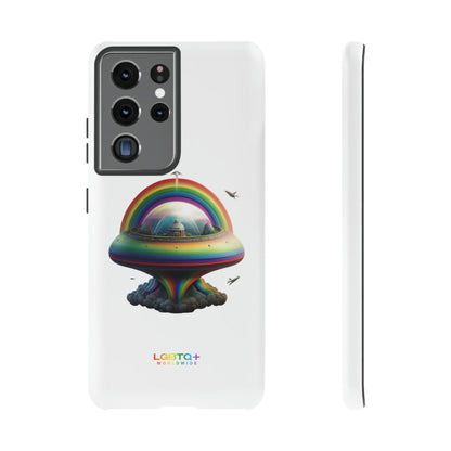 LGBTQWorldwide - ,,UFO" Doppelgehäuse Handyhülle Accessories, Glossy, iPhone Cases, Matte, Phone accessory, Phone Cases, Samsung Cases, tough, Valentine's Day Picks lgbtq Bekleidung Accessoires unisex Zubehör