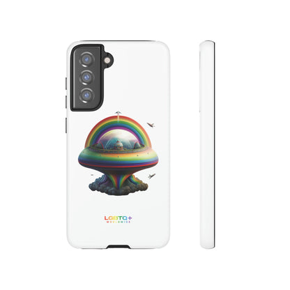 LGBTQWorldwide - ,,UFO" Doppelgehäuse Handyhülle Accessories, Glossy, iPhone Cases, Matte, Phone accessory, Phone Cases, Samsung Cases, tough, Valentine's Day Picks lgbtq Bekleidung Accessoires unisex Zubehör