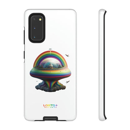 LGBTQWorldwide - ,,UFO" Doppelgehäuse Handyhülle Accessories, Glossy, iPhone Cases, Matte, Phone accessory, Phone Cases, Samsung Cases, tough, Valentine's Day Picks lgbtq Bekleidung Accessoires unisex Zubehör