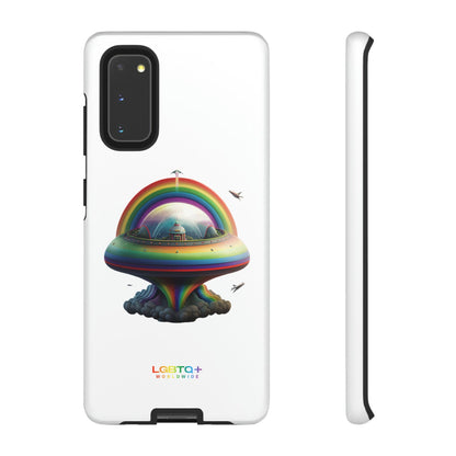 LGBTQWorldwide - ,,UFO" Doppelgehäuse Handyhülle Accessories, Glossy, iPhone Cases, Matte, Phone accessory, Phone Cases, Samsung Cases, tough, Valentine's Day Picks lgbtq Bekleidung Accessoires unisex Zubehör