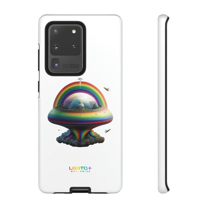 LGBTQWorldwide - ,,UFO" Doppelgehäuse Handyhülle Accessories, Glossy, iPhone Cases, Matte, Phone accessory, Phone Cases, Samsung Cases, tough, Valentine's Day Picks lgbtq Bekleidung Accessoires unisex Zubehör