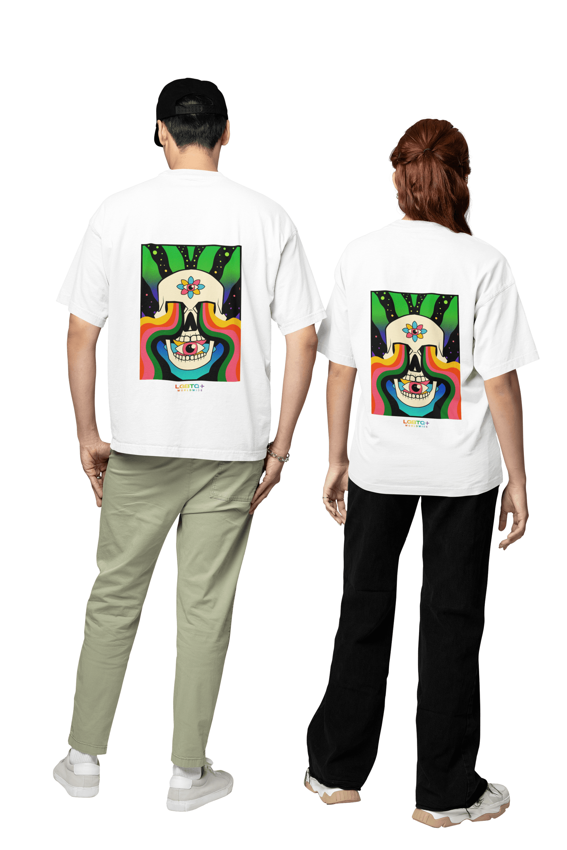 LGBTQWorldwide - ,,UNIVERSUM" Clothing, Cotton, Crew neck, DTG, Eco-friendly, Men's Clothing, Organic, Recycled, Regular fit, Sustainable, T-shirts, Unisex, Valentine's Day Picks, Vegan, Women's Clothing lgbtq Bekleidung Accessoires unisex Zubehör