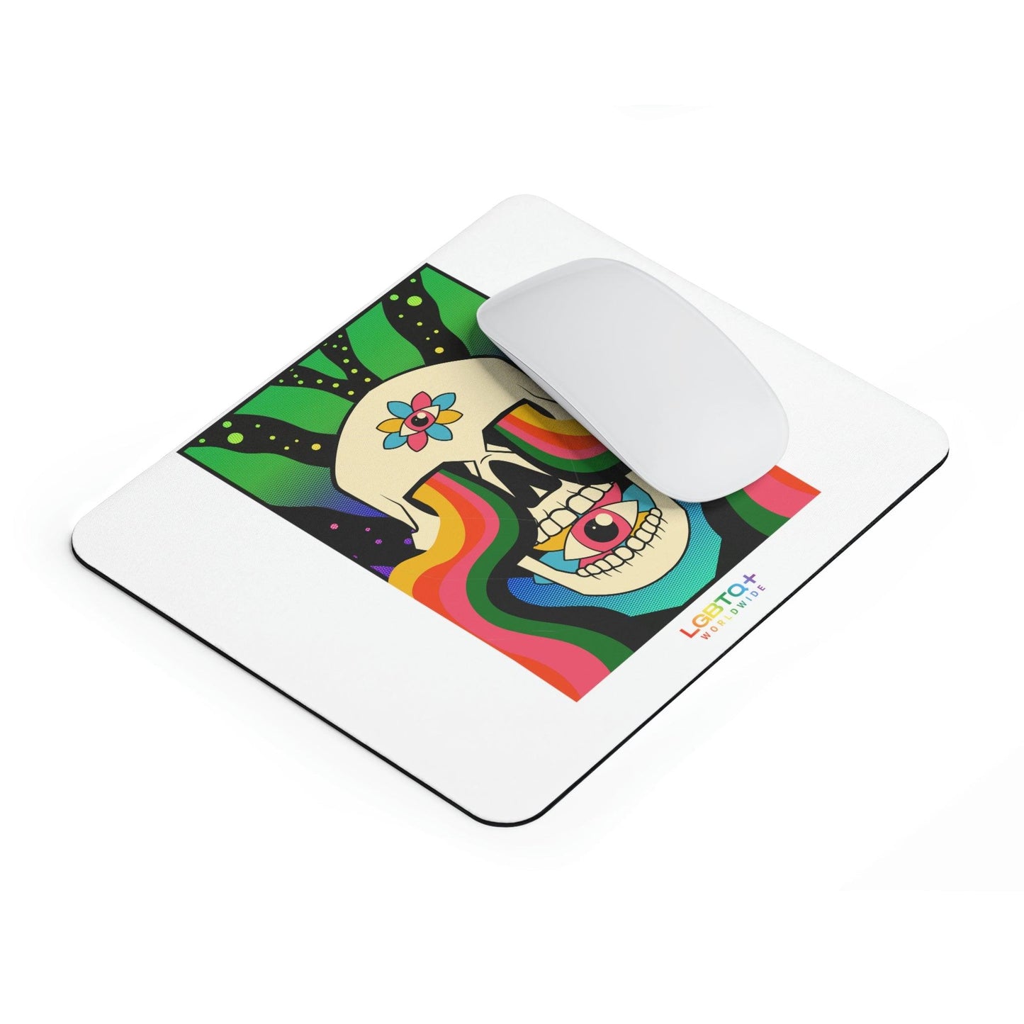 LGBTQWorldwide - ,,UNIVERSUM" Mauspad All, Desk, Home & Living, Mouse pad, Mouse Pads, Mousepad, tech lgbtq Bekleidung Accessoires unisex Zubehör