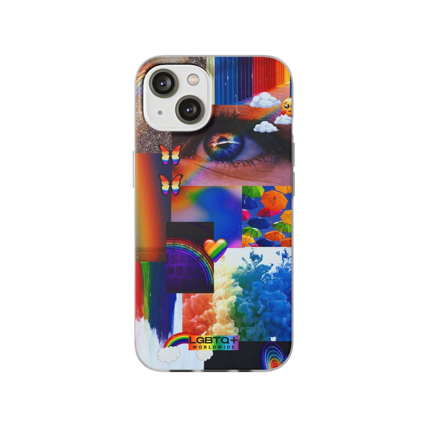 LGBTQWorldwide - ,,VISION" Flexible Handyhülle Accessories, Case, iPhone, iPhone Cases, Phone accessory, Phone Cases, Samsung Cases, silikon, Valentine's Day promotion lgbtq Bekleidung Accessoires unisex Zubehör