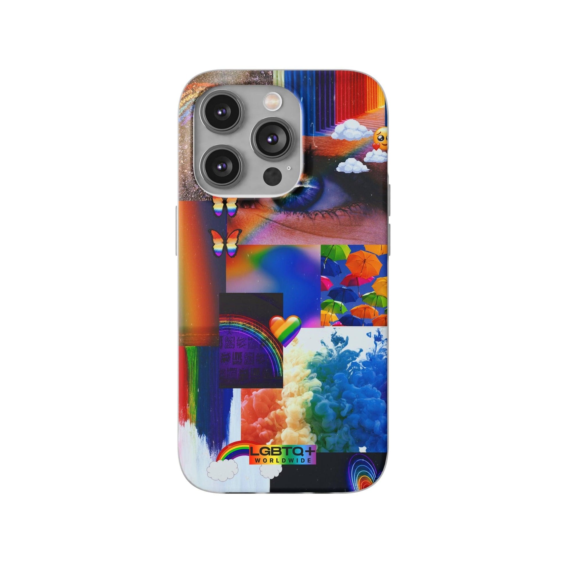 LGBTQWorldwide - ,,VISION" Flexible Handyhülle Accessories, Case, iPhone, iPhone Cases, Phone accessory, Phone Cases, Samsung Cases, silikon, Valentine's Day promotion lgbtq Bekleidung Accessoires unisex Zubehör