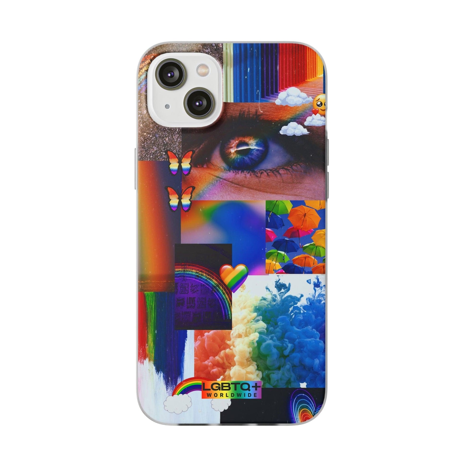 LGBTQWorldwide - ,,VISION" Flexible Handyhülle Accessories, Case, iPhone, iPhone Cases, Phone accessory, Phone Cases, Samsung Cases, silikon, Valentine's Day promotion lgbtq Bekleidung Accessoires unisex Zubehör