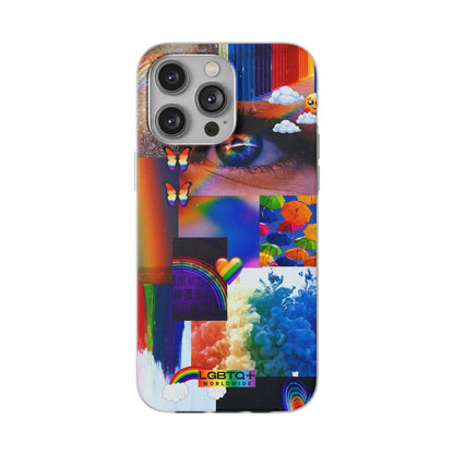 LGBTQWorldwide - ,,VISION" Flexible Handyhülle Accessories, Case, iPhone, iPhone Cases, Phone accessory, Phone Cases, Samsung Cases, silikon, Valentine's Day promotion lgbtq Bekleidung Accessoires unisex Zubehör