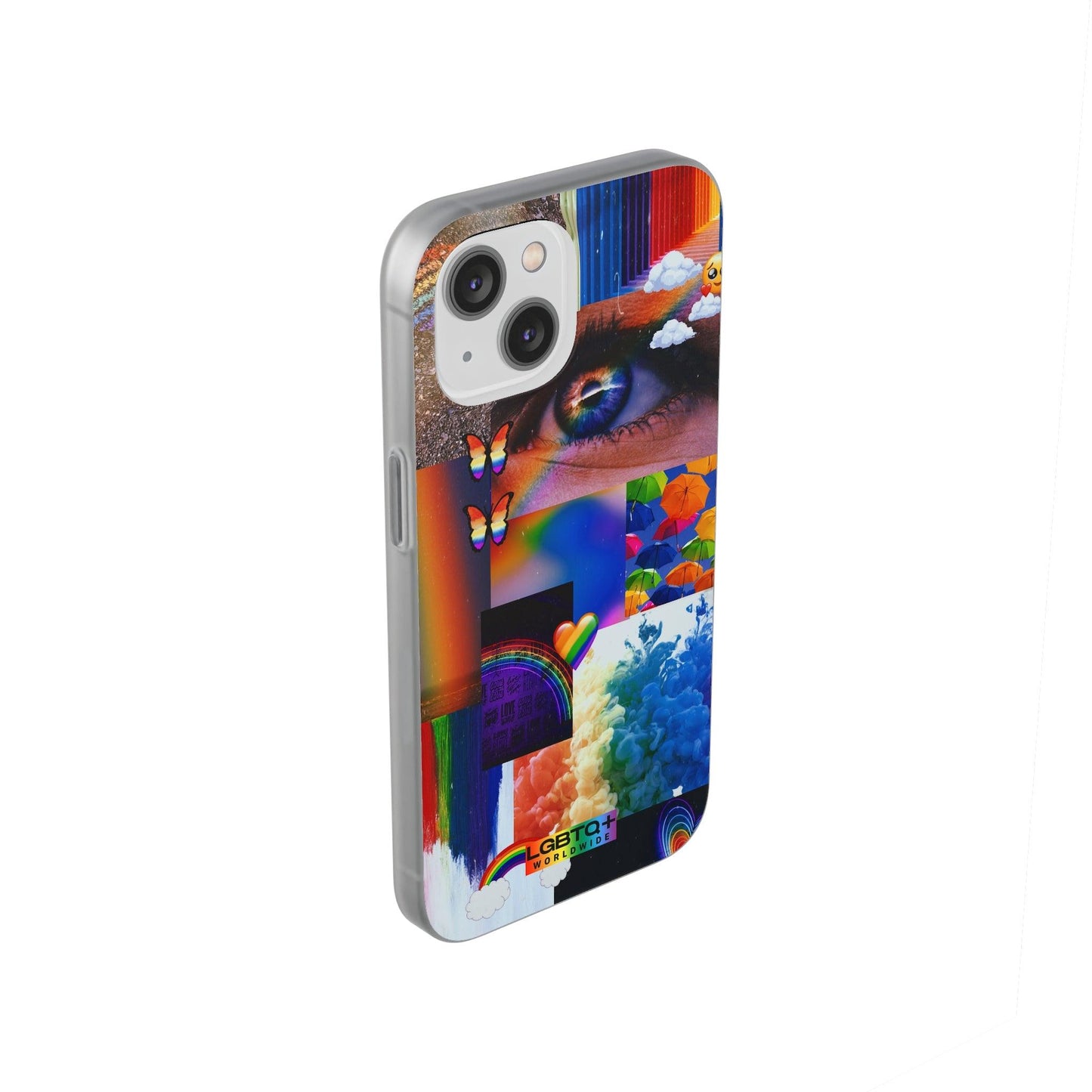 LGBTQWorldwide - ,,VISION" Flexible Handyhülle Accessories, Case, iPhone, iPhone Cases, Phone accessory, Phone Cases, Samsung Cases, silikon, Valentine's Day promotion lgbtq Bekleidung Accessoires unisex Zubehör