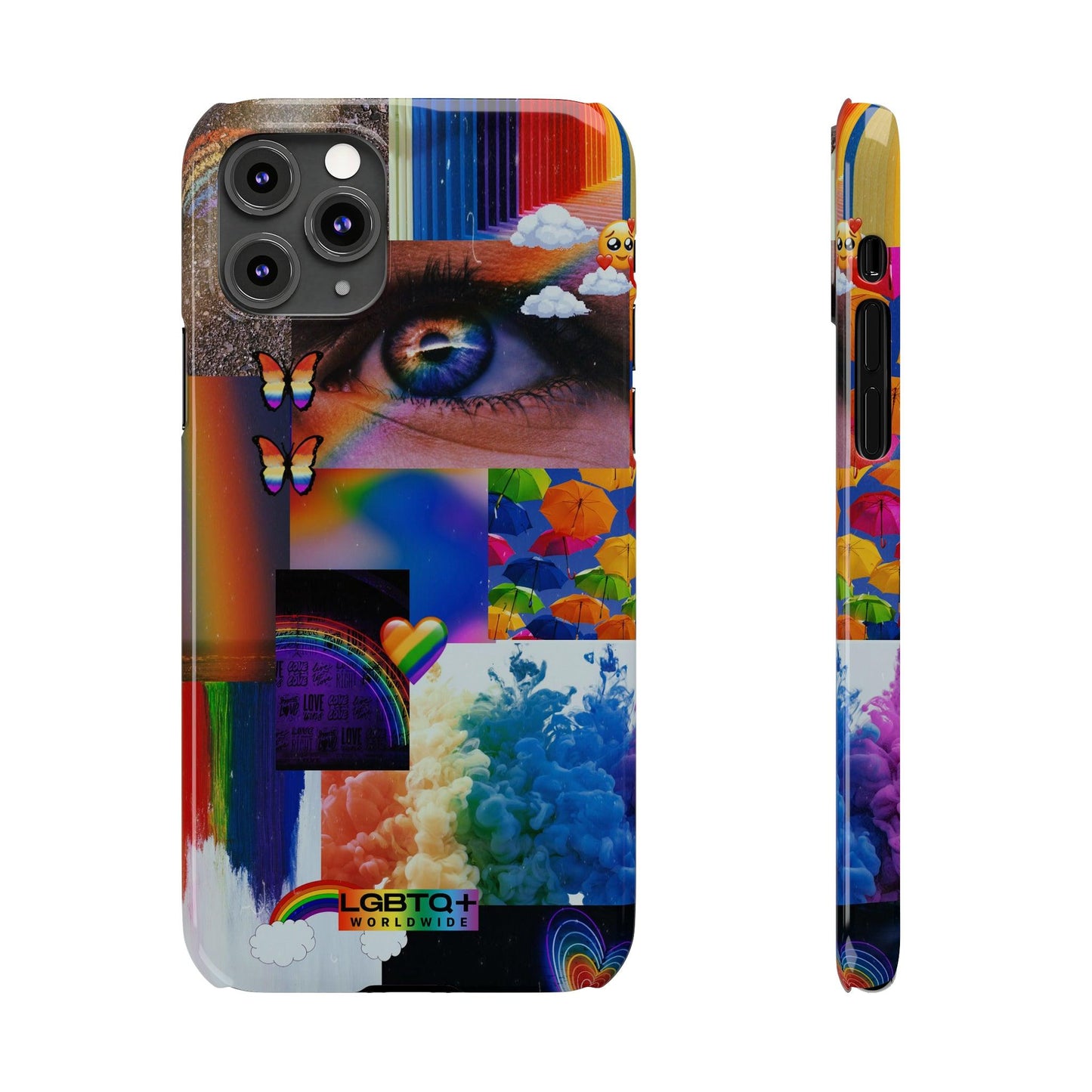 LGBTQWorldwide - ,,VISION" Handyhülle Accessories, Back-to-School, card, Glossy, iPhone, iPhone Cases, Phone accessory, Phone Cases, Samsung Cases, Slim lgbtq Bekleidung Accessoires unisex Zubehör