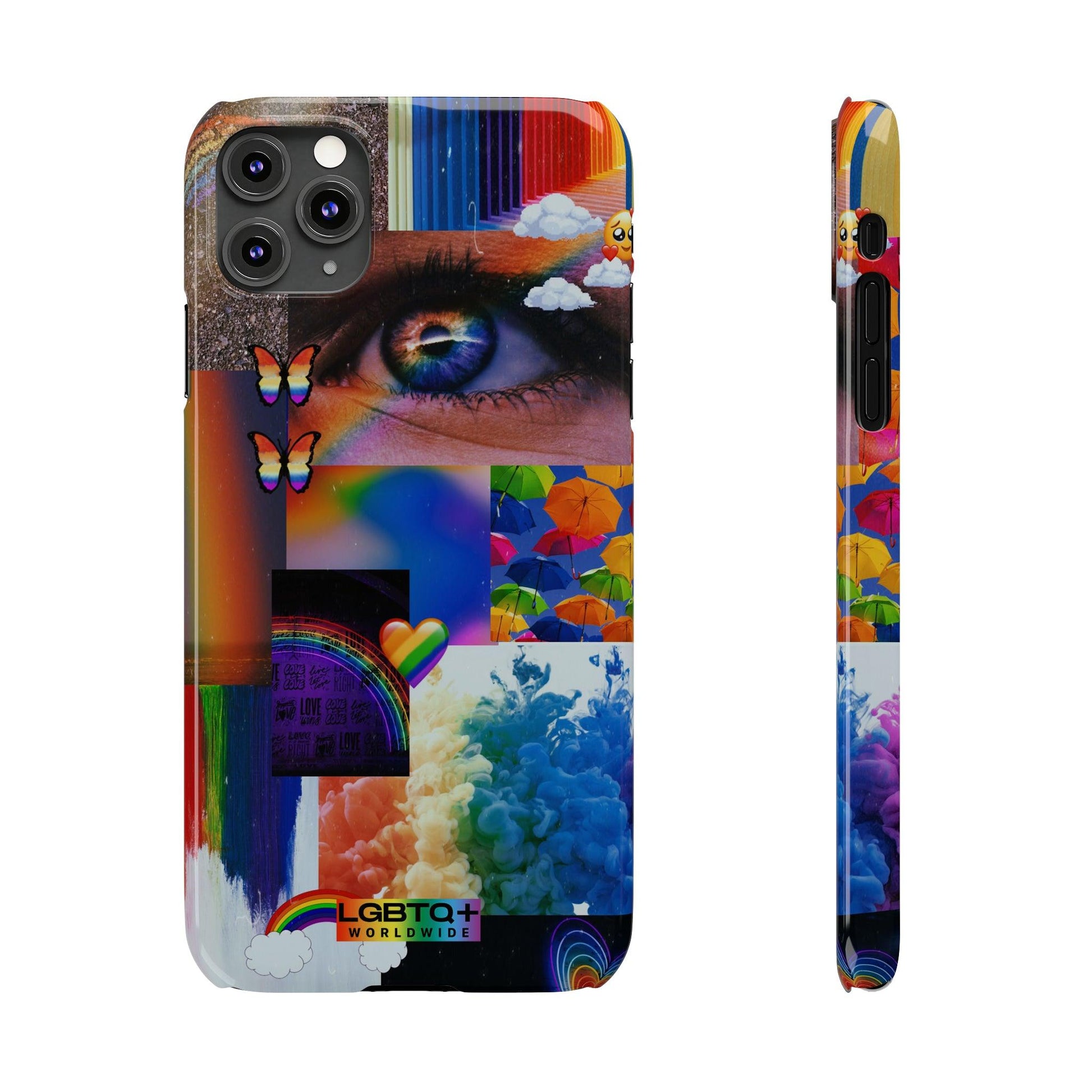 LGBTQWorldwide - ,,VISION" Handyhülle Accessories, Back-to-School, card, Glossy, iPhone, iPhone Cases, Phone accessory, Phone Cases, Samsung Cases, Slim lgbtq Bekleidung Accessoires unisex Zubehör