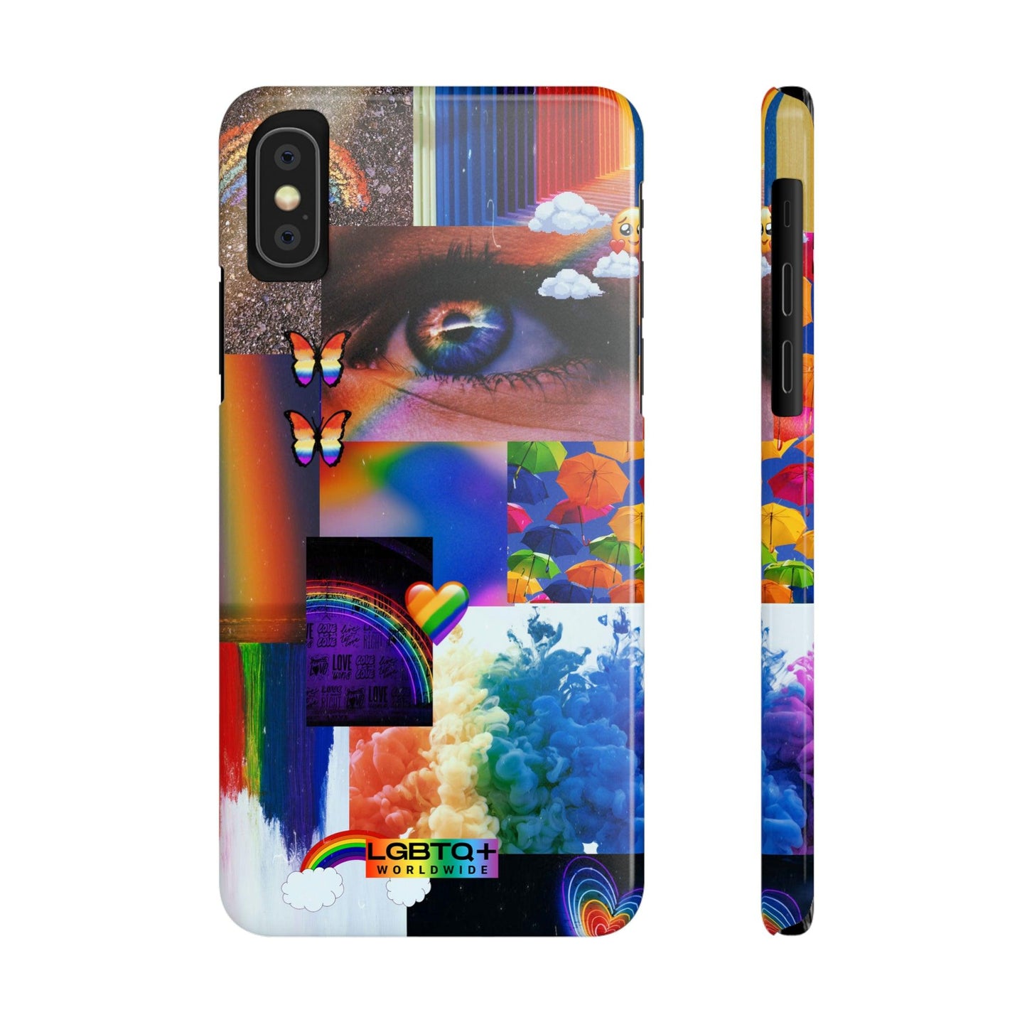 LGBTQWorldwide - ,,VISION" Handyhülle Accessories, Back-to-School, card, Glossy, iPhone, iPhone Cases, Phone accessory, Phone Cases, Samsung Cases, Slim lgbtq Bekleidung Accessoires unisex Zubehör