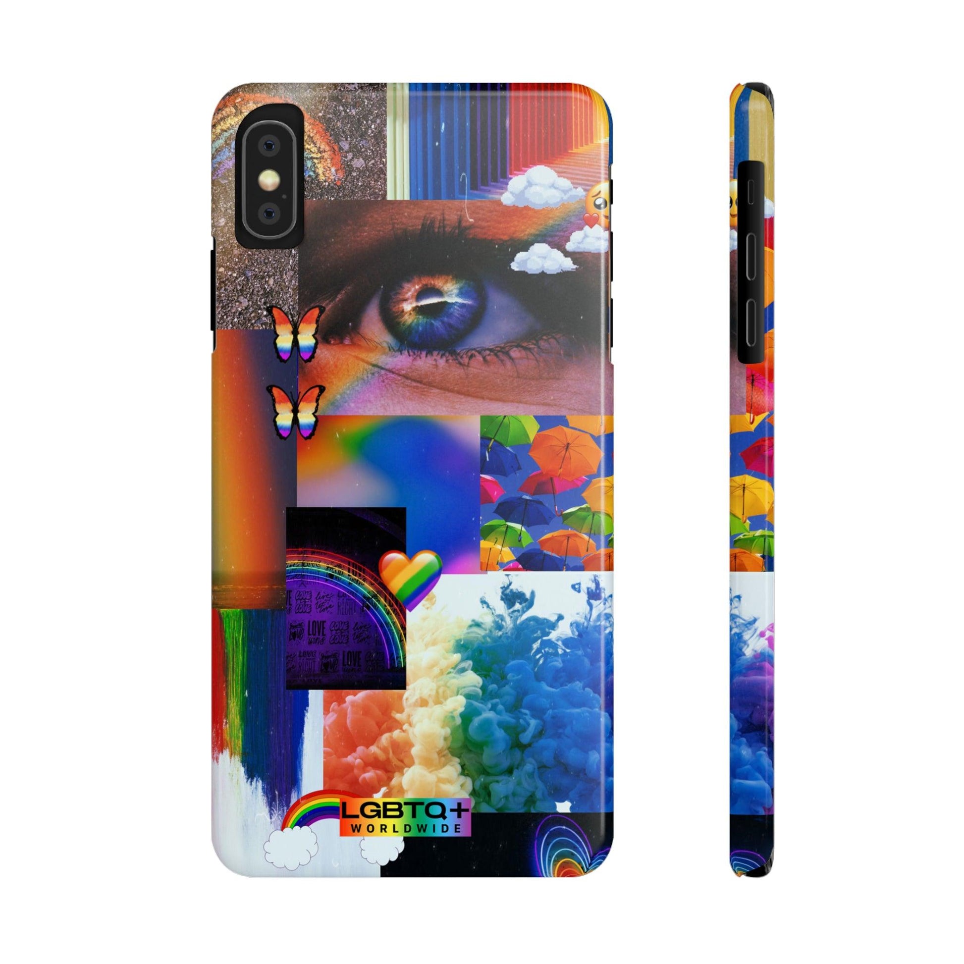 LGBTQWorldwide - ,,VISION" Handyhülle Accessories, Back-to-School, card, Glossy, iPhone, iPhone Cases, Phone accessory, Phone Cases, Samsung Cases, Slim lgbtq Bekleidung Accessoires unisex Zubehör