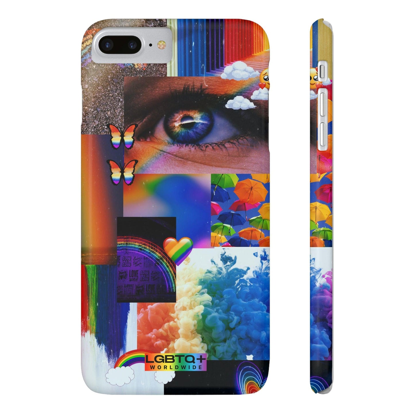 LGBTQWorldwide - ,,VISION" Handyhülle Accessories, Back-to-School, card, Glossy, iPhone, iPhone Cases, Phone accessory, Phone Cases, Samsung Cases, Slim lgbtq Bekleidung Accessoires unisex Zubehör