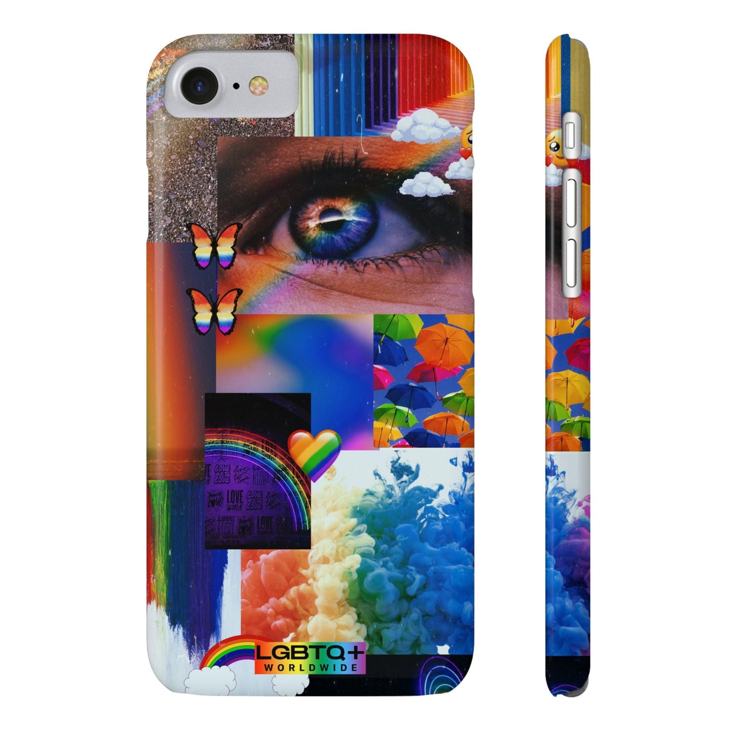 LGBTQWorldwide - ,,VISION" Handyhülle Accessories, Back-to-School, card, Glossy, iPhone, iPhone Cases, Phone accessory, Phone Cases, Samsung Cases, Slim lgbtq Bekleidung Accessoires unisex Zubehör