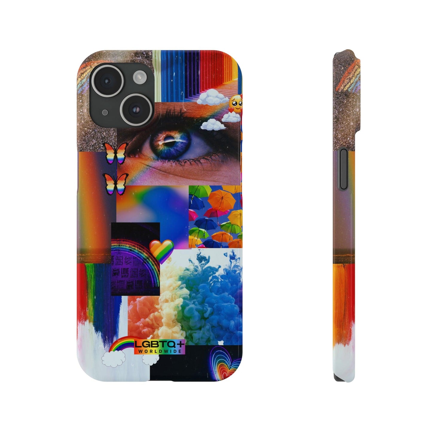 LGBTQWorldwide - ,,VISION" Handyhülle Accessories, Back-to-School, card, Glossy, iPhone, iPhone Cases, Phone accessory, Phone Cases, Samsung Cases, Slim lgbtq Bekleidung Accessoires unisex Zubehör