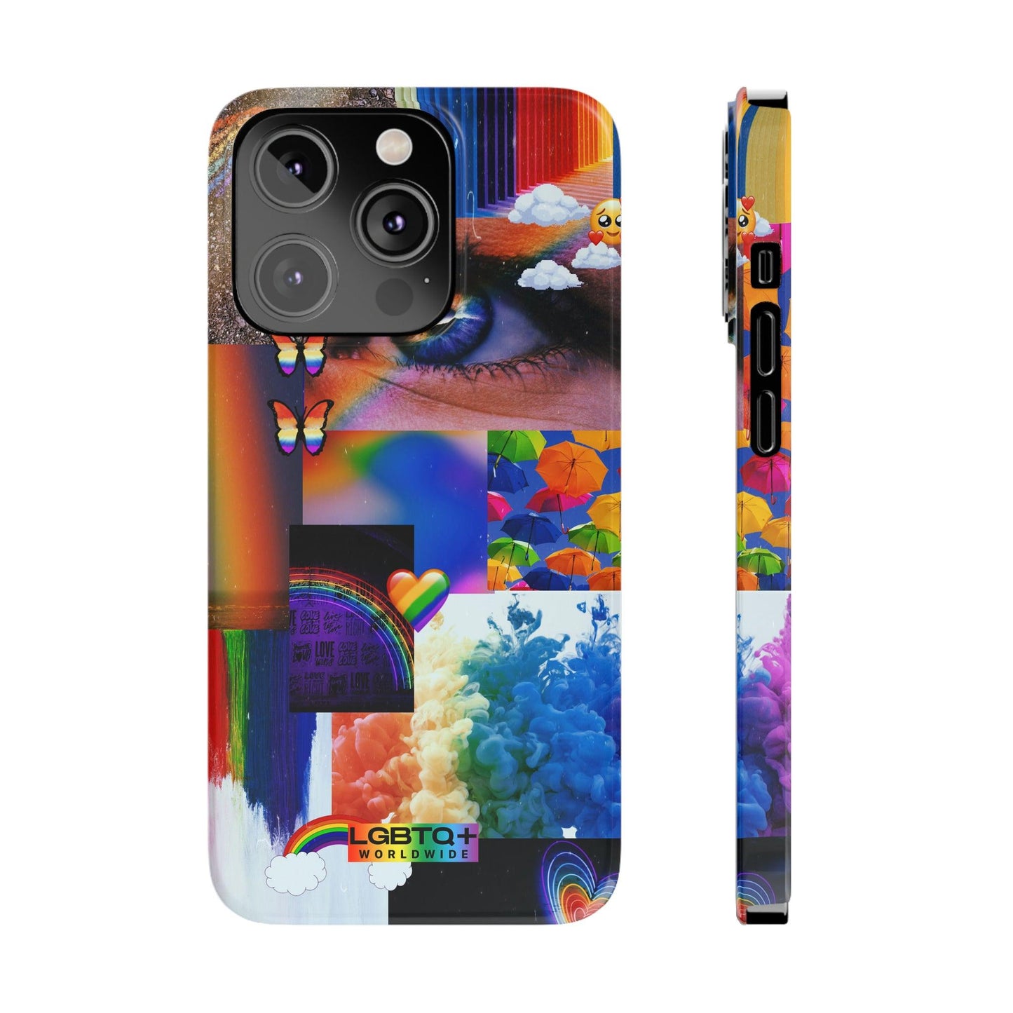 LGBTQWorldwide - ,,VISION" Handyhülle Accessories, Back-to-School, card, Glossy, iPhone, iPhone Cases, Phone accessory, Phone Cases, Samsung Cases, Slim lgbtq Bekleidung Accessoires unisex Zubehör