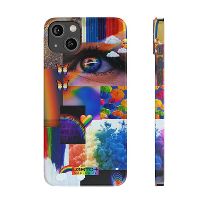 LGBTQWorldwide - ,,VISION" Handyhülle Accessories, Back-to-School, card, Glossy, iPhone, iPhone Cases, Phone accessory, Phone Cases, Samsung Cases, Slim lgbtq Bekleidung Accessoires unisex Zubehör