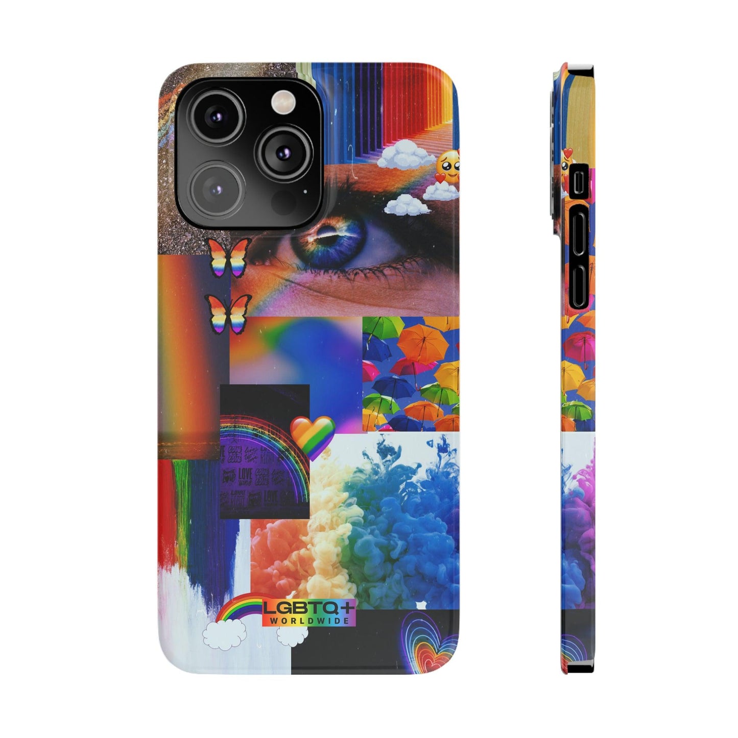 LGBTQWorldwide - ,,VISION" Handyhülle Accessories, Back-to-School, card, Glossy, iPhone, iPhone Cases, Phone accessory, Phone Cases, Samsung Cases, Slim lgbtq Bekleidung Accessoires unisex Zubehör