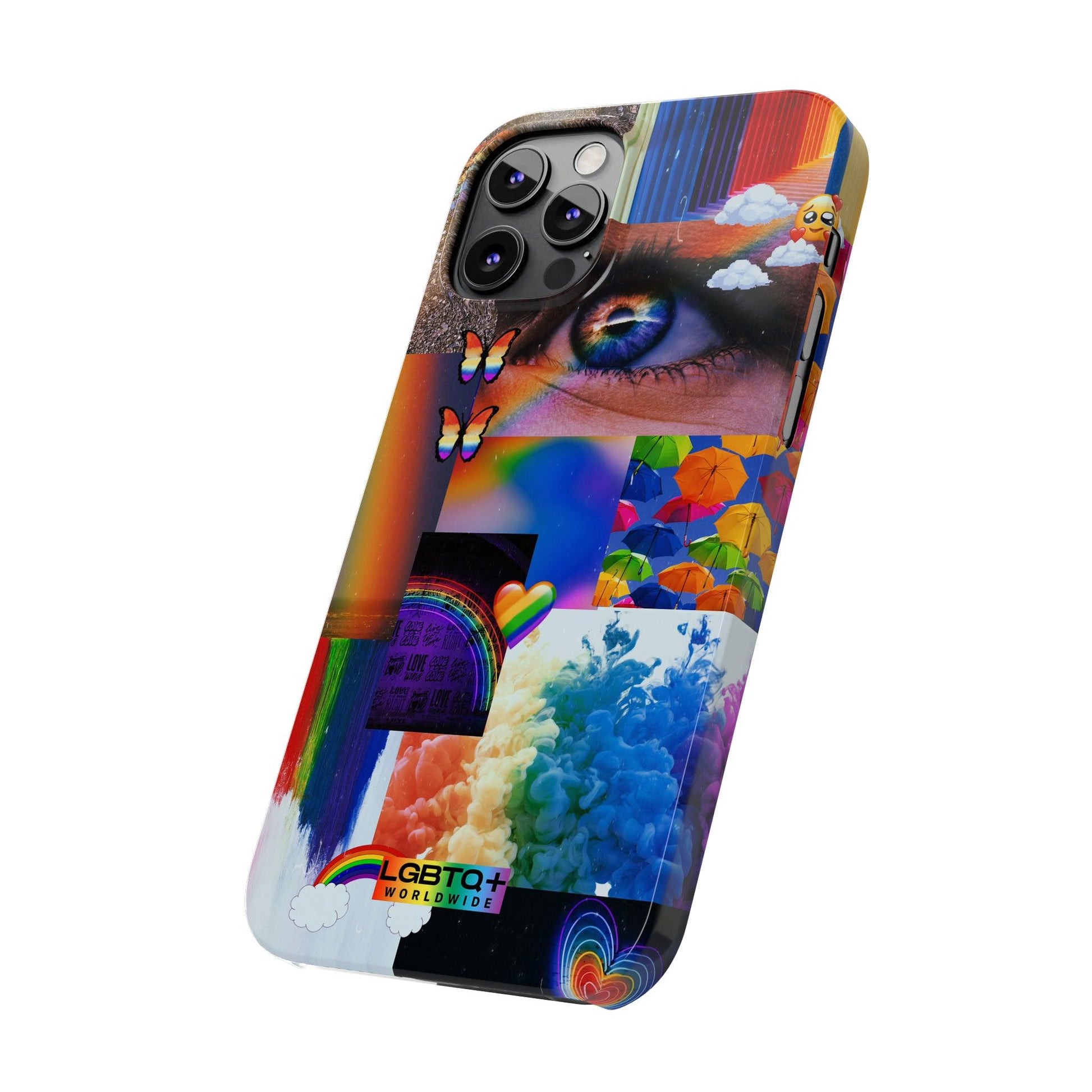 LGBTQWorldwide - ,,VISION" Handyhülle Accessories, Back-to-School, card, Glossy, iPhone, iPhone Cases, Phone accessory, Phone Cases, Samsung Cases, Slim lgbtq Bekleidung Accessoires unisex Zubehör